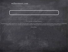 Tablet Screenshot of millersmusic.com